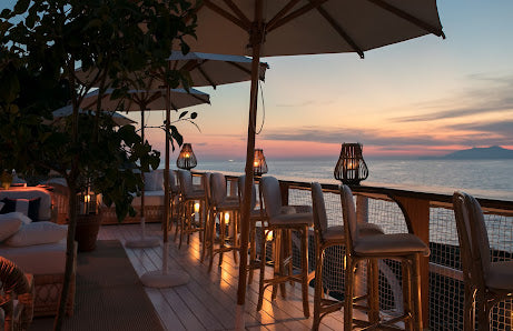 Enjoy Sunset Cocktails at Il Riccio Beach Club, Capri | Italy Tours 2024